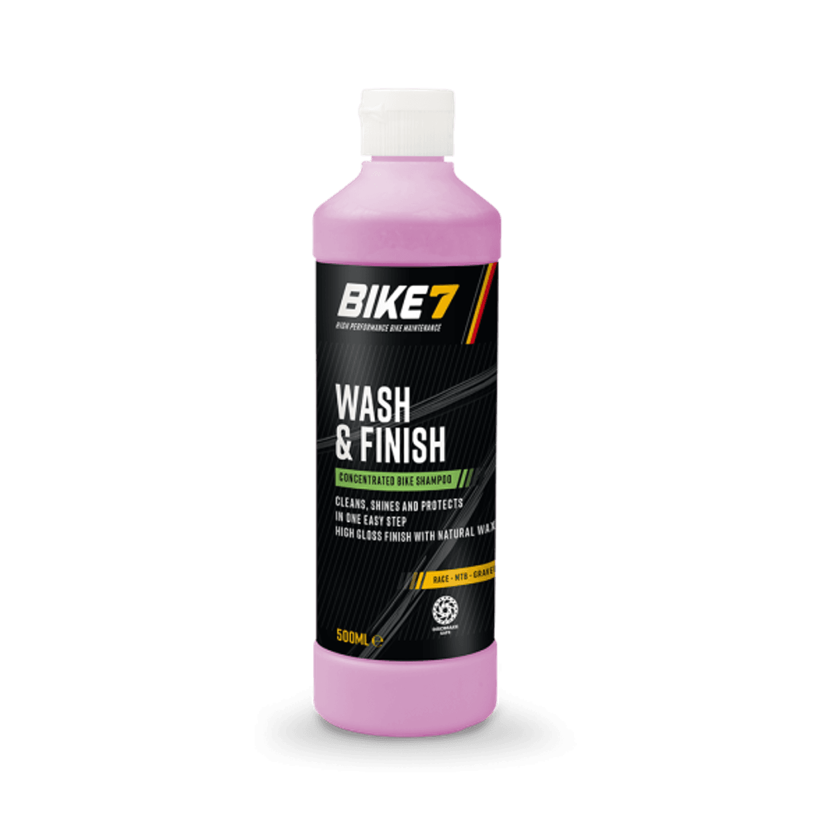 Bike7 Wash & Finish Sykkelvask 500ml