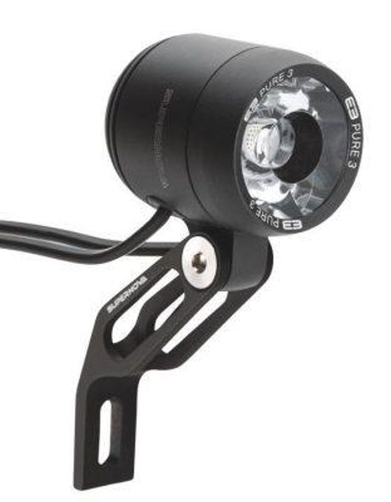 Frontlykt Supernova E3 Pure 3, 205L, Dynamo