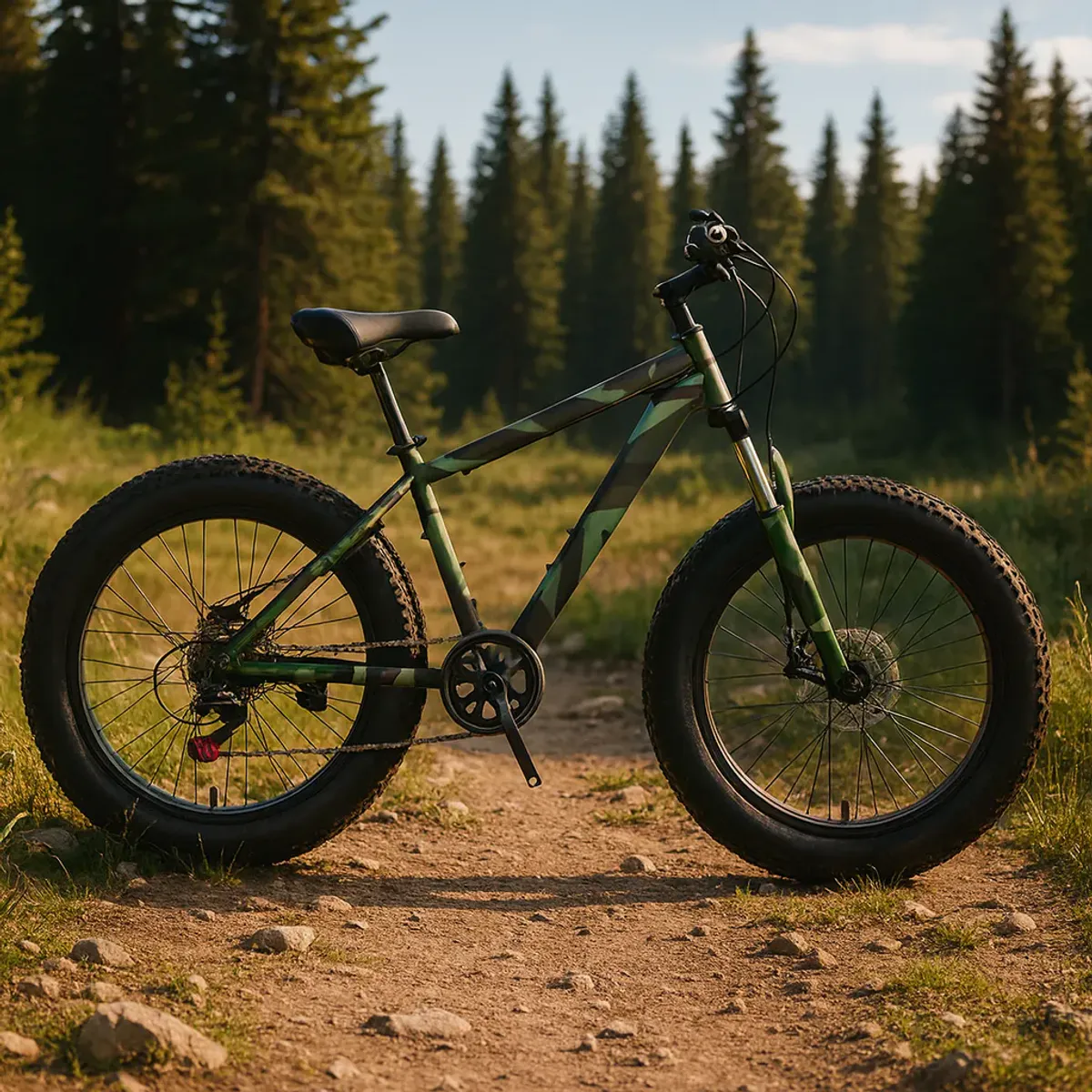 Eurobike kamo - fatbike - kamuflasje