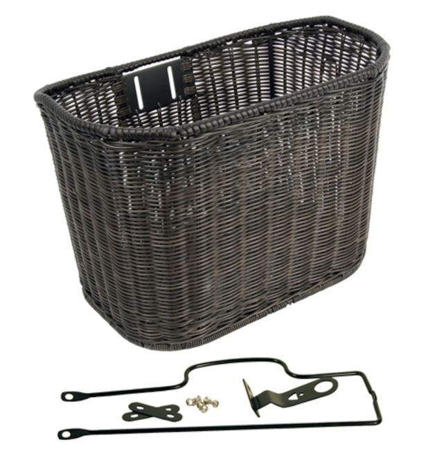 Hovedbilde Sykkelkurv shopping front poly sort