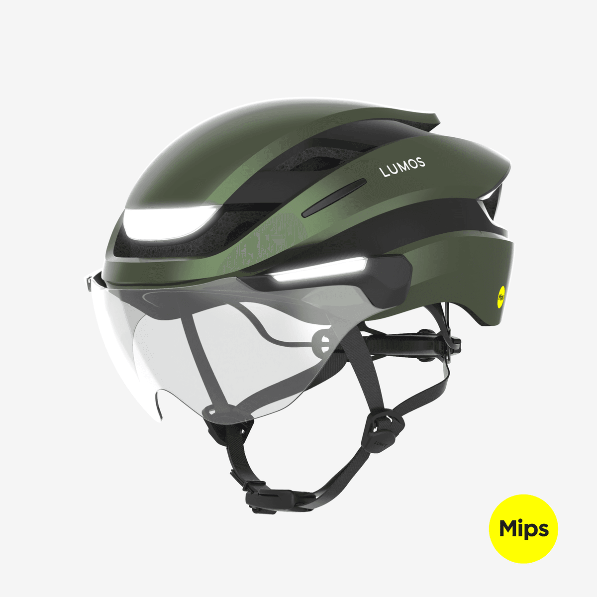 Lumos Ultra E-Bike MIPS hjelm med visir og lys