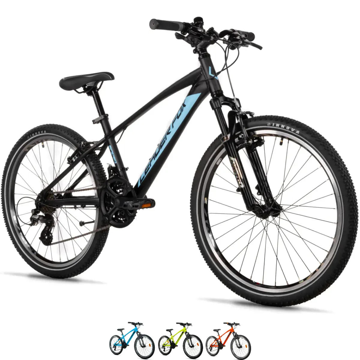 Leader Fox SPIDER 24 barne-MTB gutt- Fargevalg