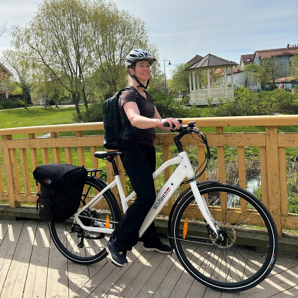 Norway Universe Elsykkel, hvit (360 Wh batteri)