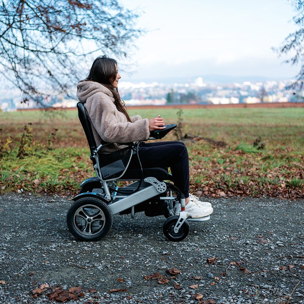 Elektrisk sammenleggbar E-Rullestol – Baichen Hawkie