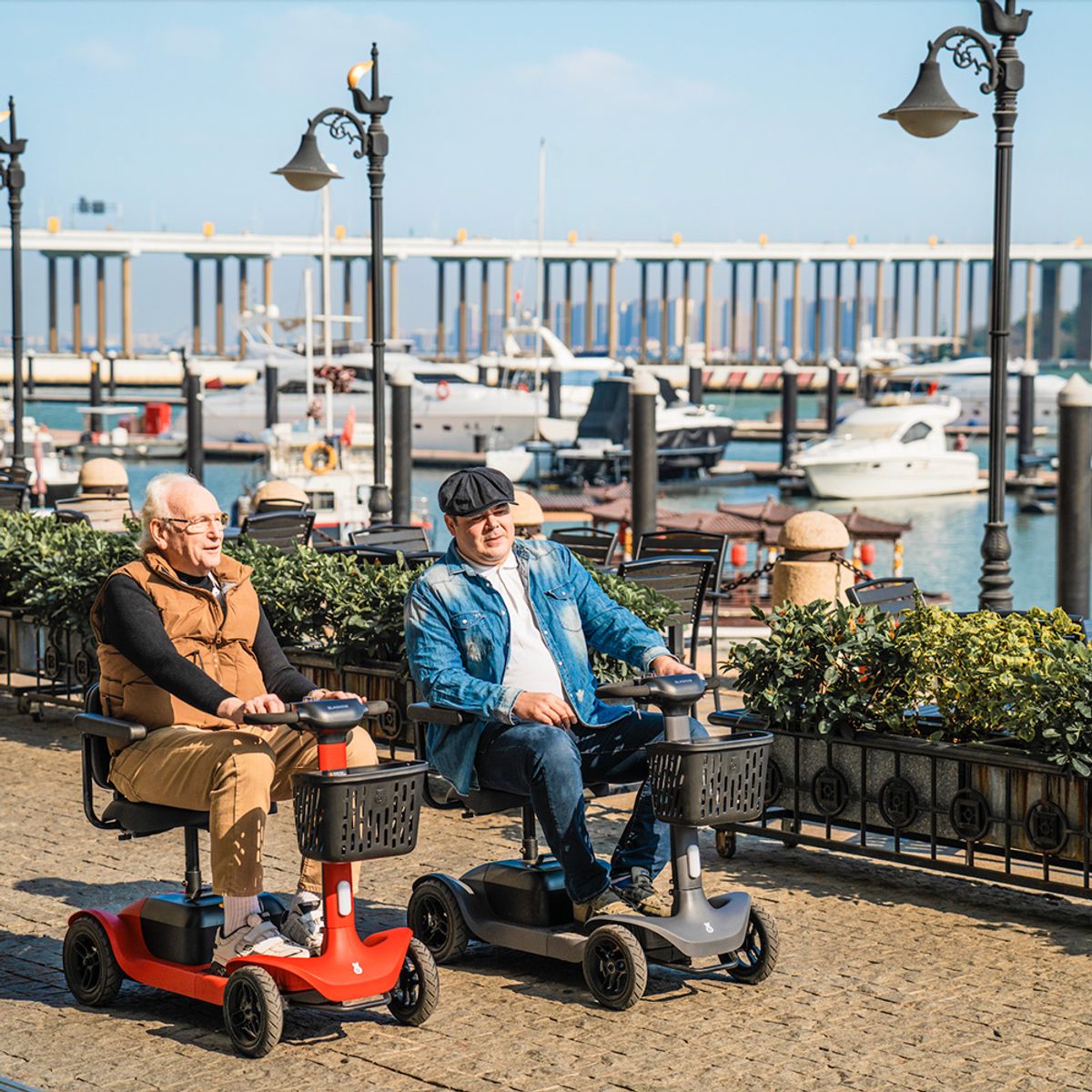 Mobilitetsscooter inSPORTline Clis – sammenleggbar