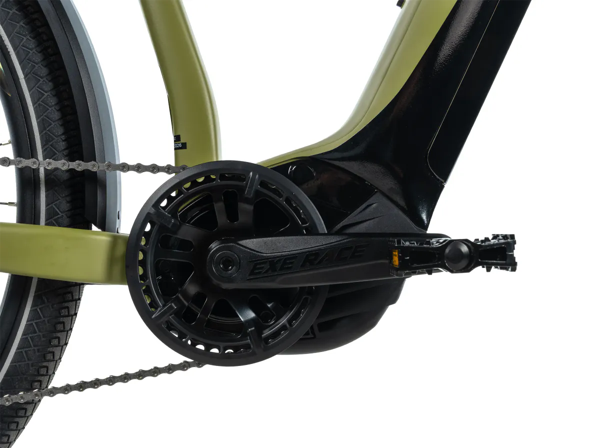 Leader Fox DIXON 29 elsykkel 150 km - Army Grønn