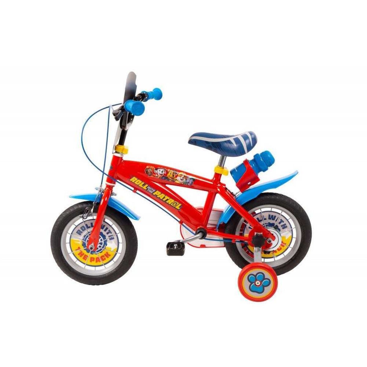 Barnesykkel Paw Patrol 12” - med støttehjul