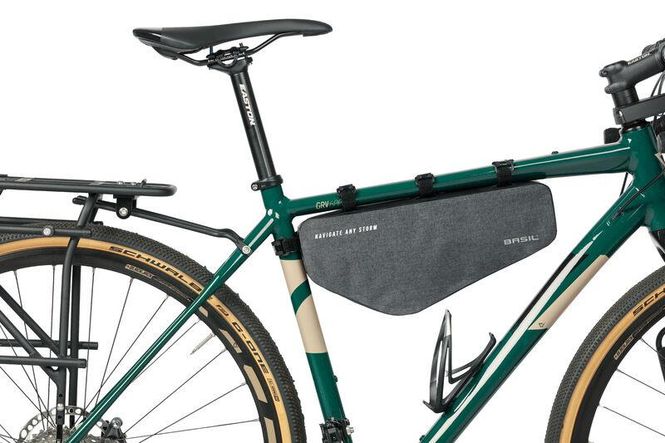 Hovedbilde Basil Navigator Storm Rammeveske Grå - 2.2l