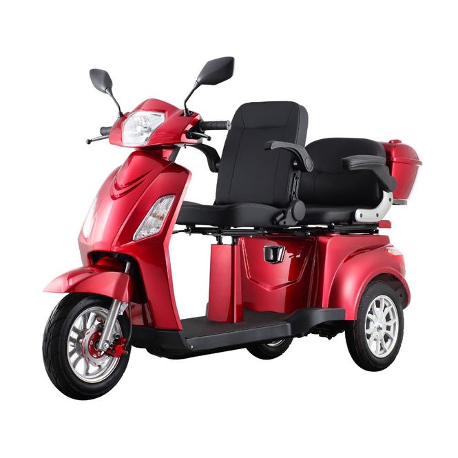 Hovedbilde To-personers trehjuls elektrisk scooter – ...