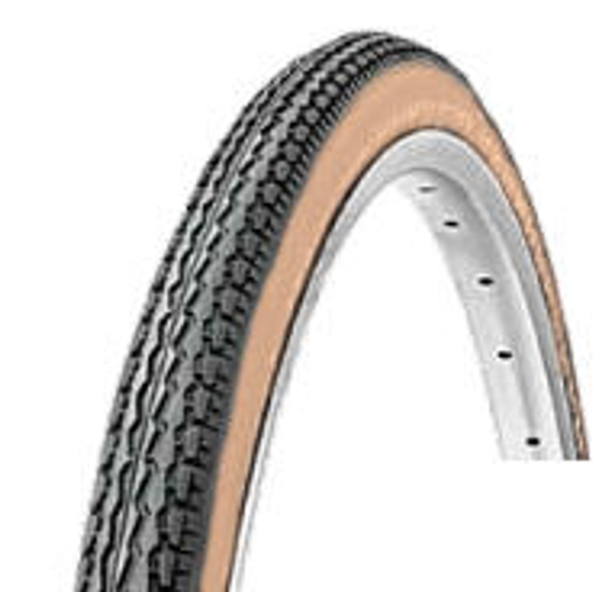 Ralson Cat 26 x 1 3/8 Dekk Standard – Sort m/Brun Side (37-590 mm)