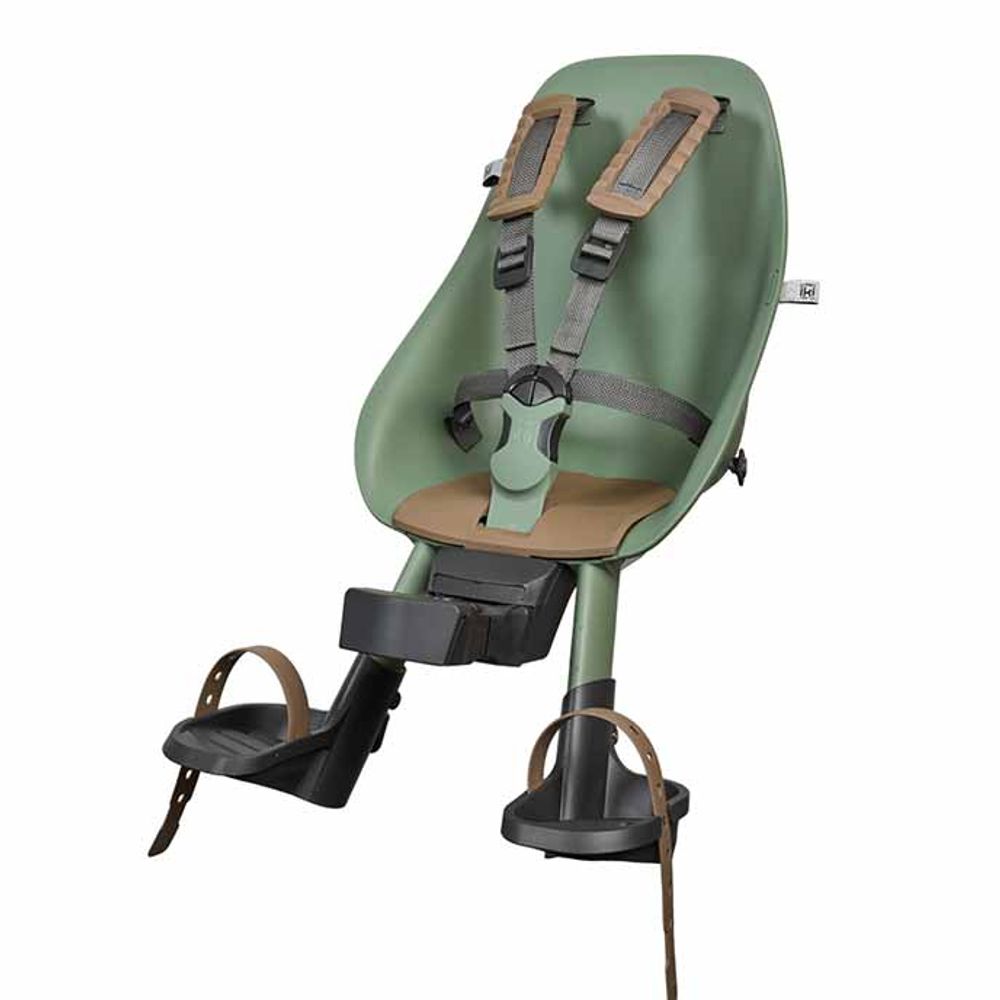 Frontmontert barnesykkelsete m/ adapter - fargevalg