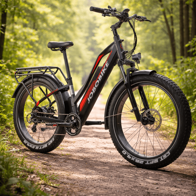 Hovedbilde JOBOBIKE Robin elsykkel fatbike 250W - 120km