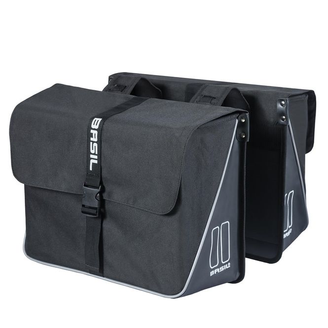 Hovedbilde Basil Forte Dobbel Sideveske Sett Sort 35L